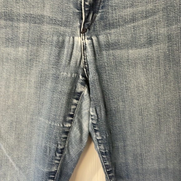 3X1 Frayed Cropped Ankle Medium Wash Denim Jeans Size 29 - Picture 10 of 10